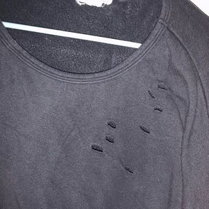 Forever21 large distressed long sleeve sweater